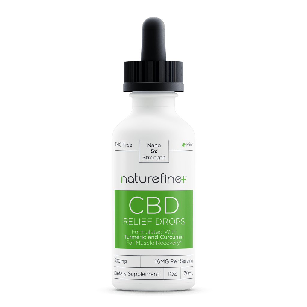 Naturefine plus mint 500mg relief drops CBD Tincture 