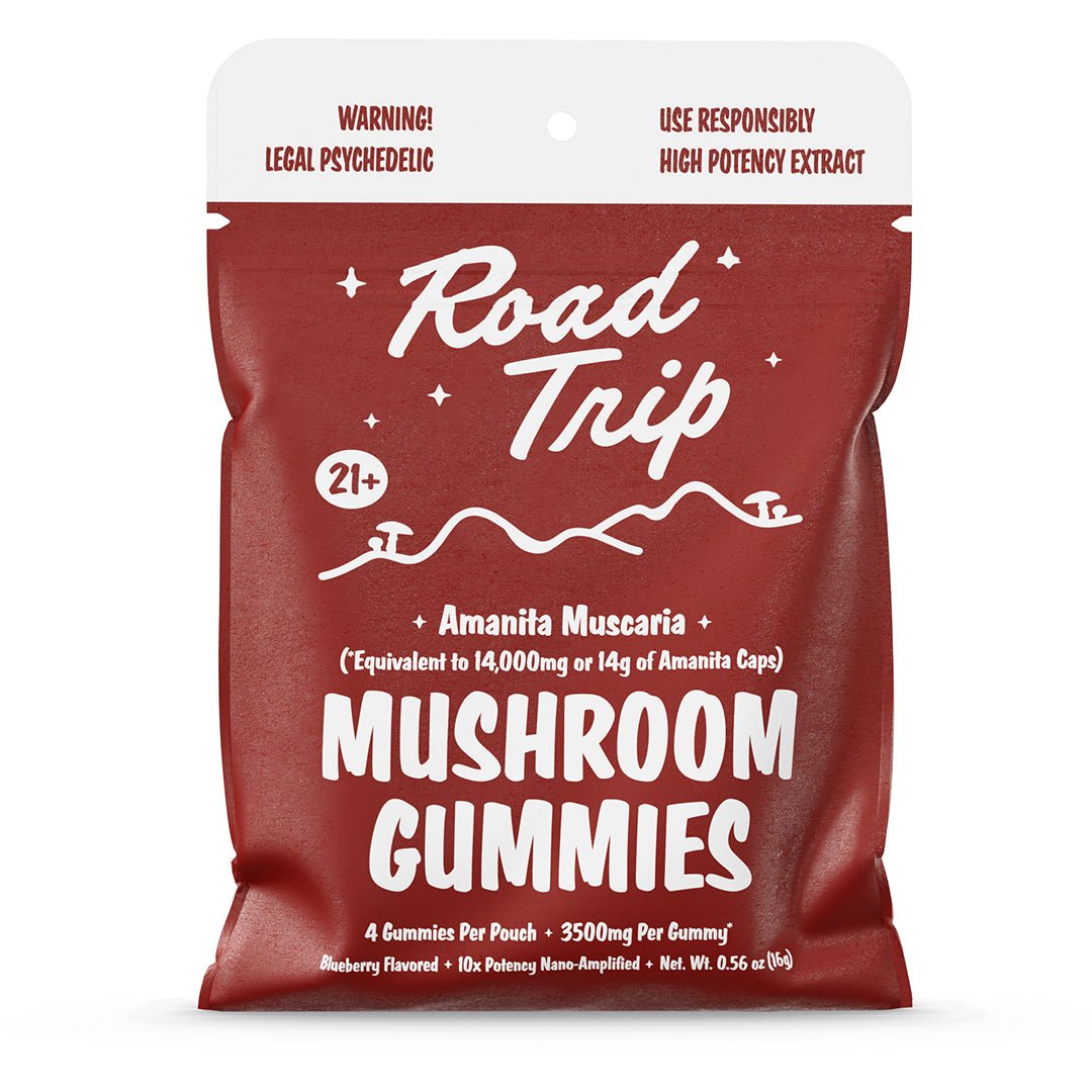 Road Trip Amanita Muscaria 14000mg Mushroom Gummies