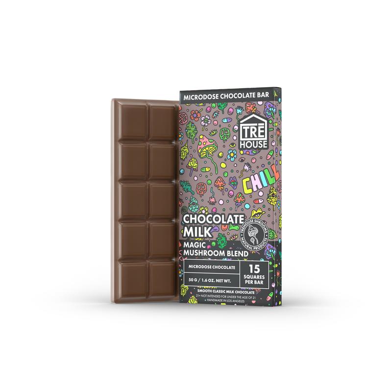 Tre House Magic Mushroom Blend Microdose Chocolate Bar