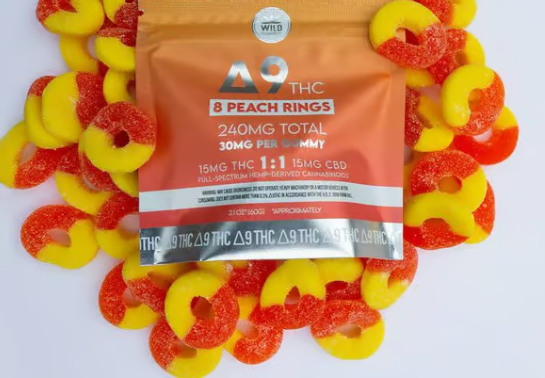 wild orchard co delta 9 peach rings