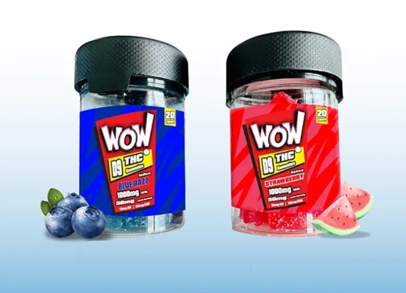 Wow D9 THC Gummies 1000mg