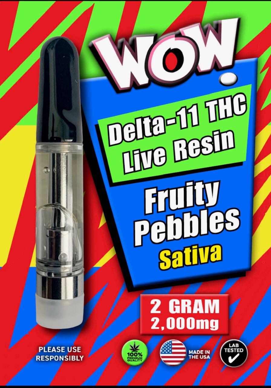 Wow! Delta-11 THC Live Resin 2 Gram 2,000mg Sativa
