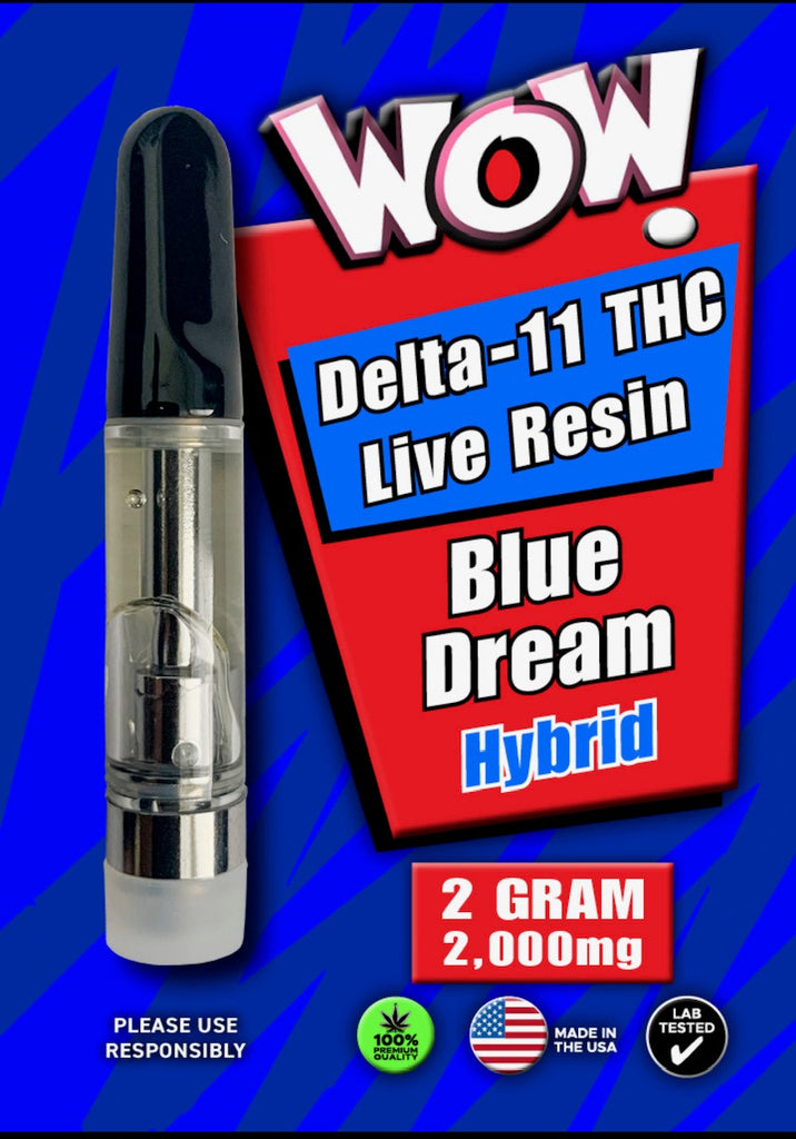 Wow! Delta-11 THC Live Resin 2 Gram 2,000mg Cart