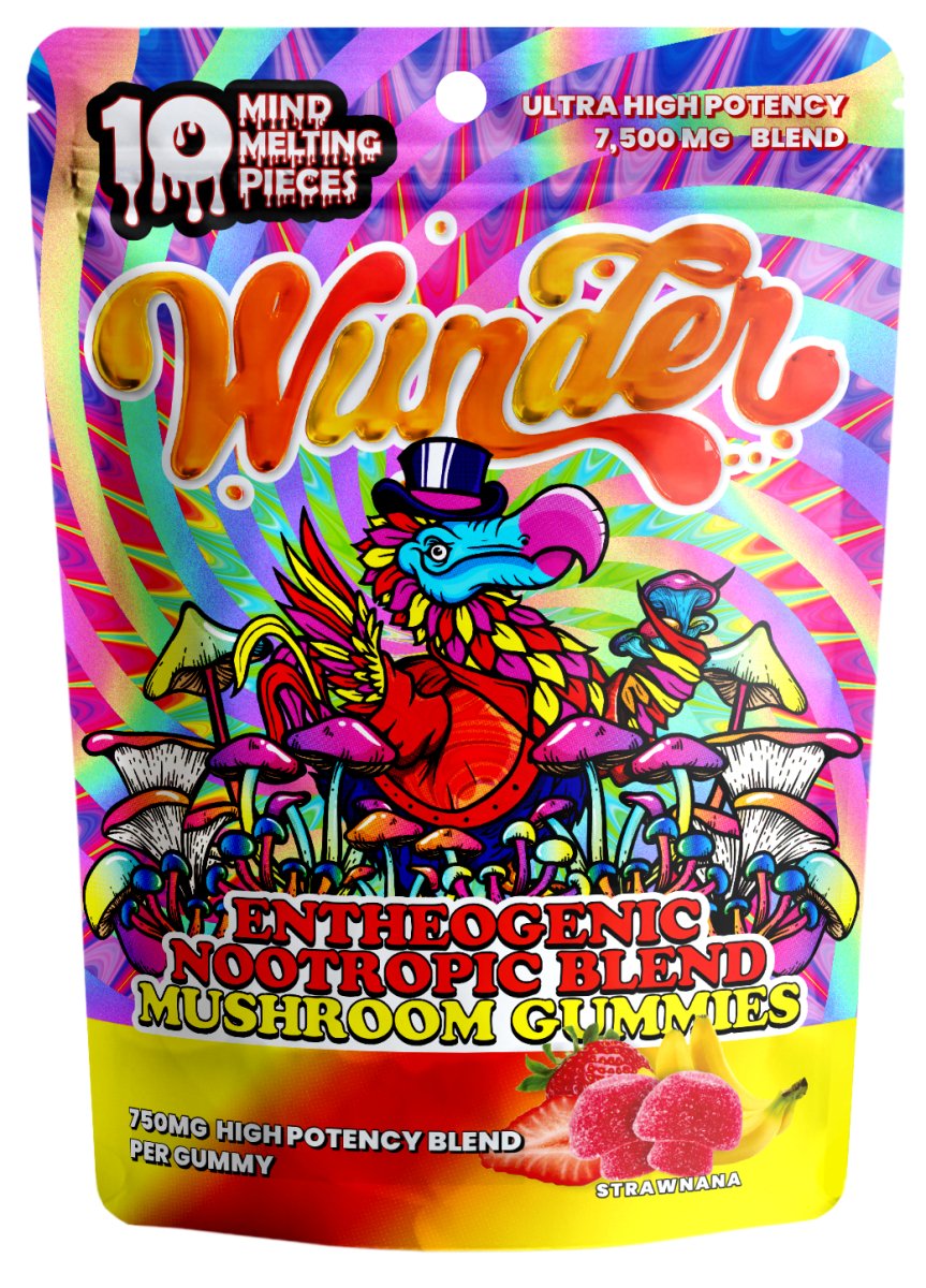 Wunder Entheogenic Nootropic Blend Mushroom Gummies High Potency