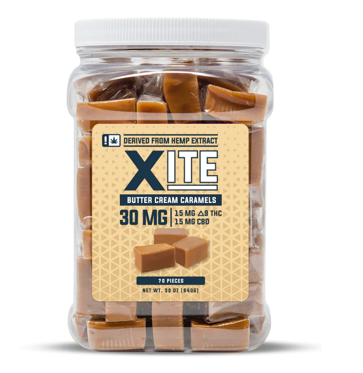 XITE DELTA 9 BUTTER CREAM CARAMELS