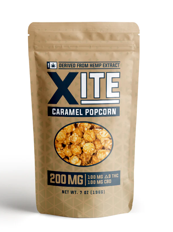 XITE DELTA NINE CARAMEL POPCORN THC