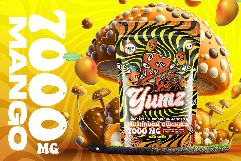 Yumz Amanita Muscaria Mushroom Gummies 7000mg